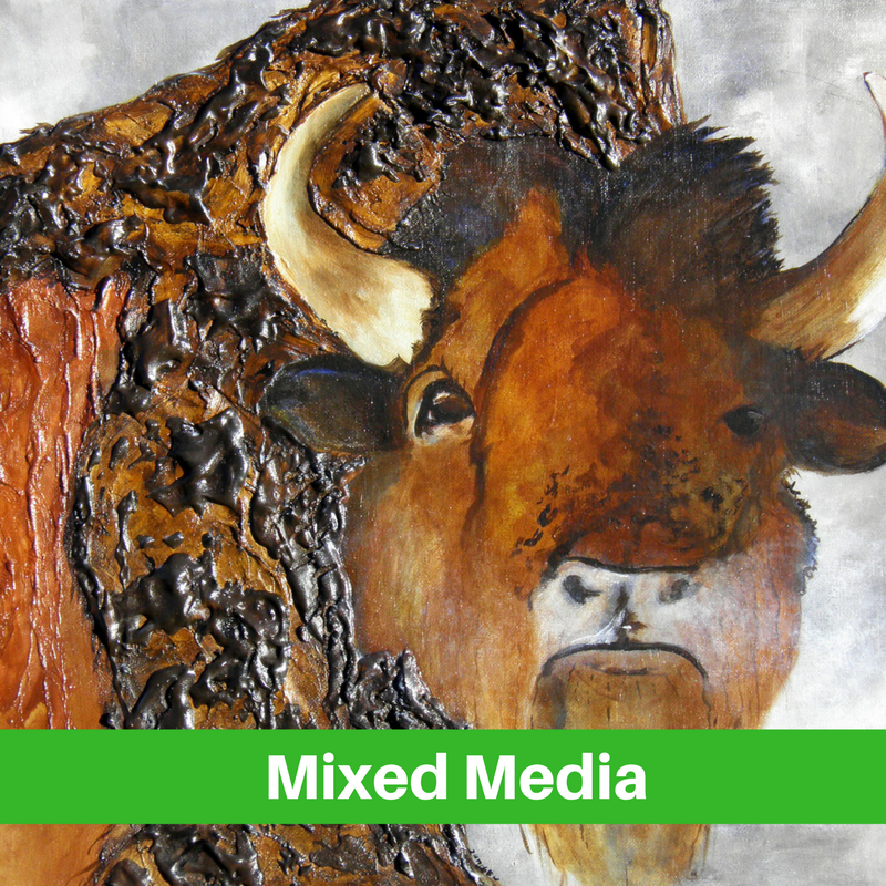 Mixed Media Art Stagecoach Gallery Platte, SD
